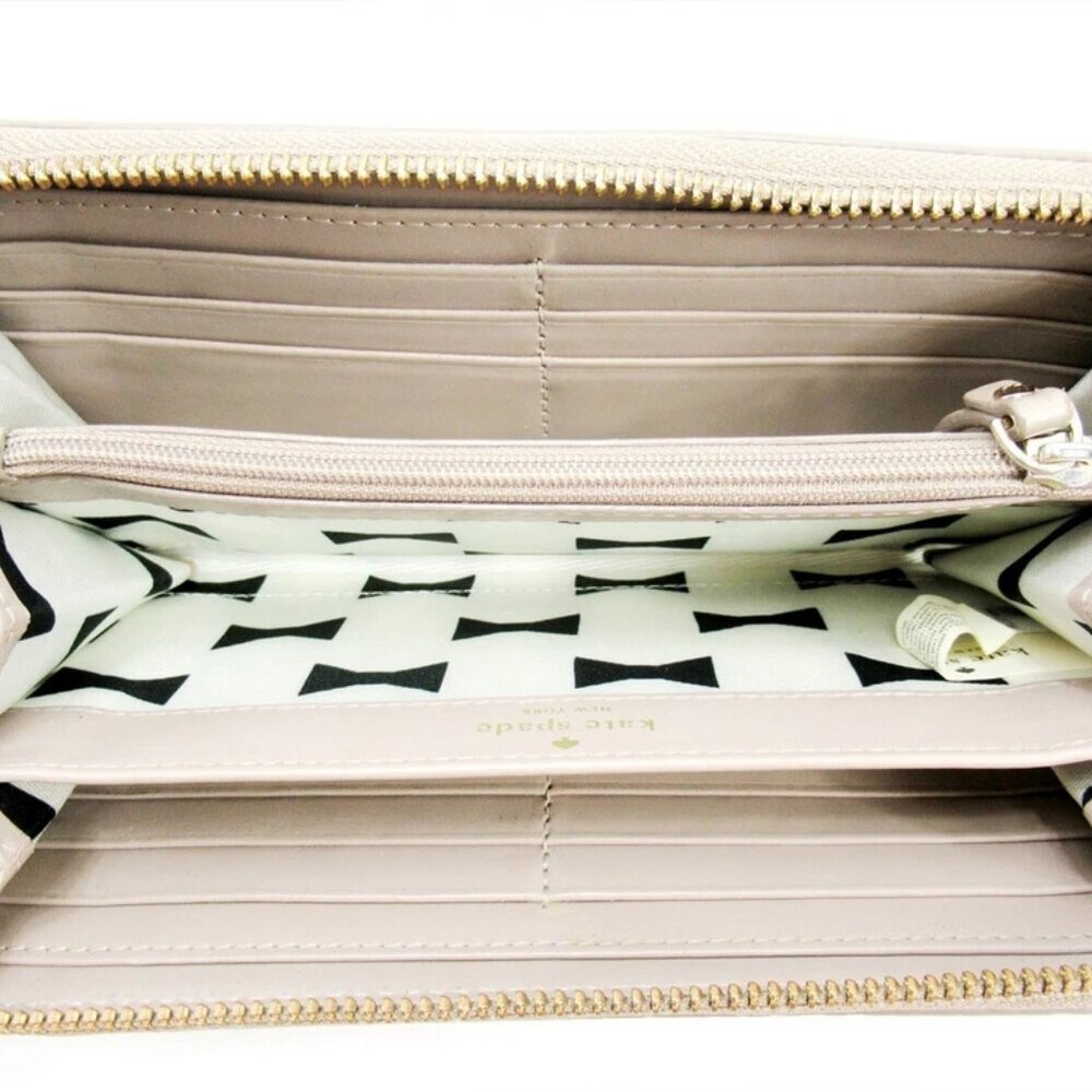 kate spade wallet beige leather Authentic used D - Picture 6 of 6
